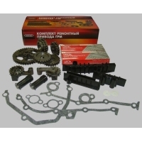 Комплект ремонтный привода ГРМ (полный), Евро-3 (двухрядная цепь =6,35 мм) для двигателей ЗМЗ-406, 405, 409